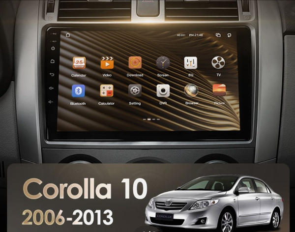 Магнитола на Андроид для Тойота Королла Е140, Е150/ Toyota Corolla 2006 ...