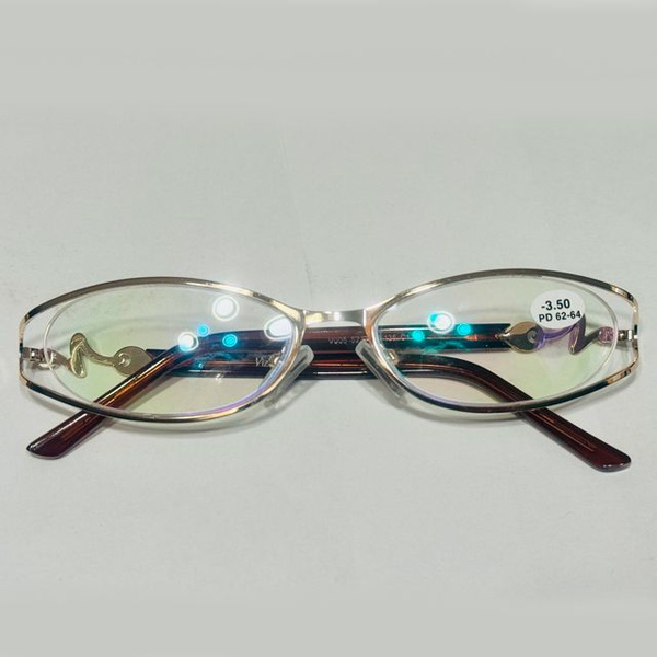 Готовые очки Vizzini 005 -2.50 PD62-64, цвет золотой - купить с ...