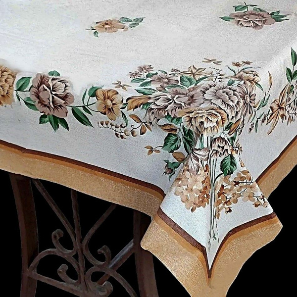 Клеенка на стол на кухню, Laid Table Скатерть 120х150 тканевая основа ...