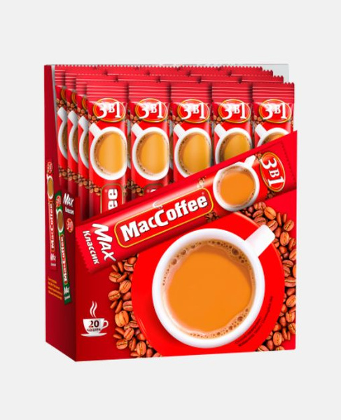 Кофейный напиток МасСoffee Max 3в1 Классик, 20 шт по 16 грамм - купить ...