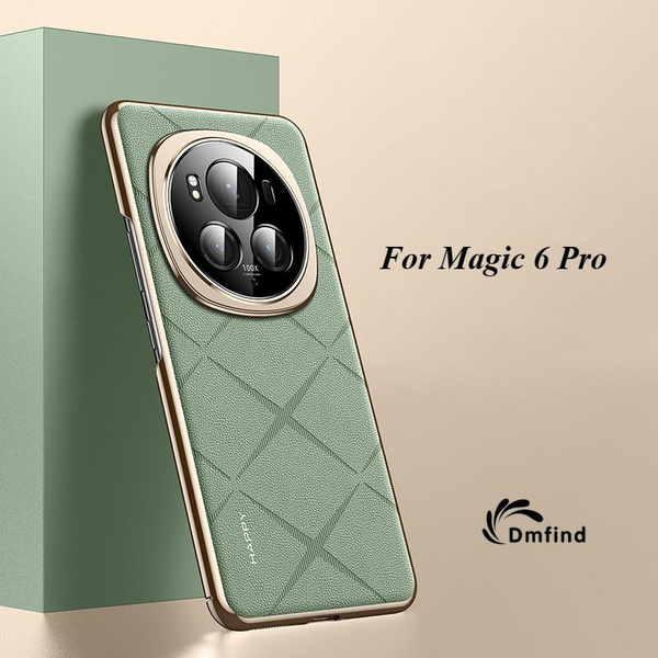 Роскошная стильная кожа чехол для Honor Magic 6 Pro (Хонор Магик 6 Про ...