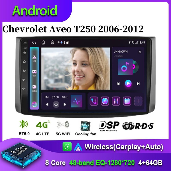 Штатная магнитола для Шевроле Авео Т250 /Chevrolet Aveo 2006-2012 2 DIN ...
