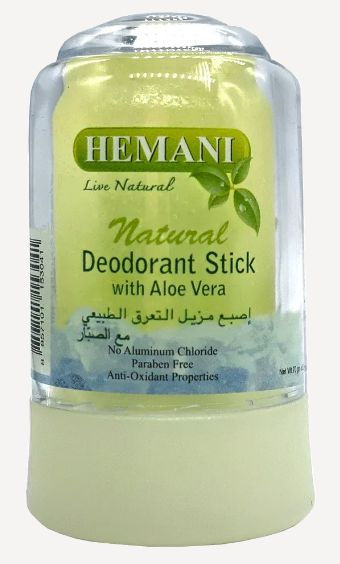 Минеральный дезодорант алунит с алое вера Hemani, 60мл - купить с ...