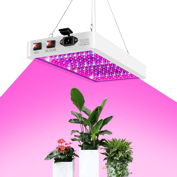 Светодиодная лампа полного спектра для выращивания растений, освещение ...