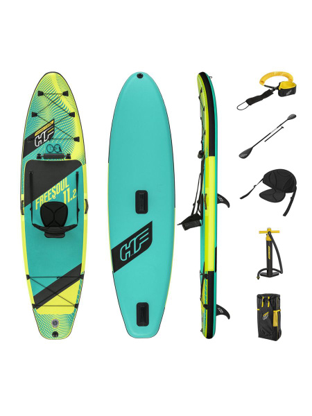 Надувная SUP доска 340x89x15см Сапборд надувной двухслойный Bestway ...