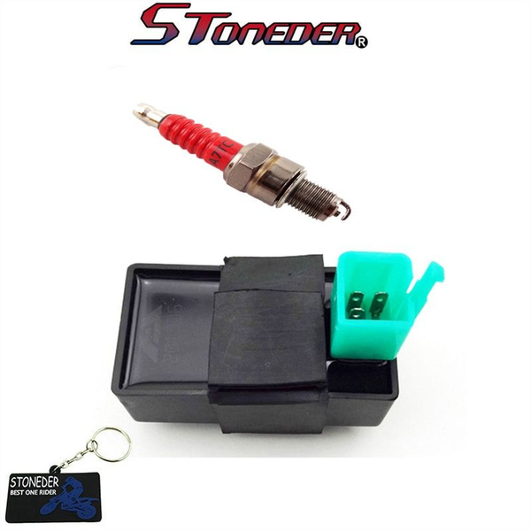 5 булавок Электронное зажигание + Свеча зажигания STONEDER для 110cc ...