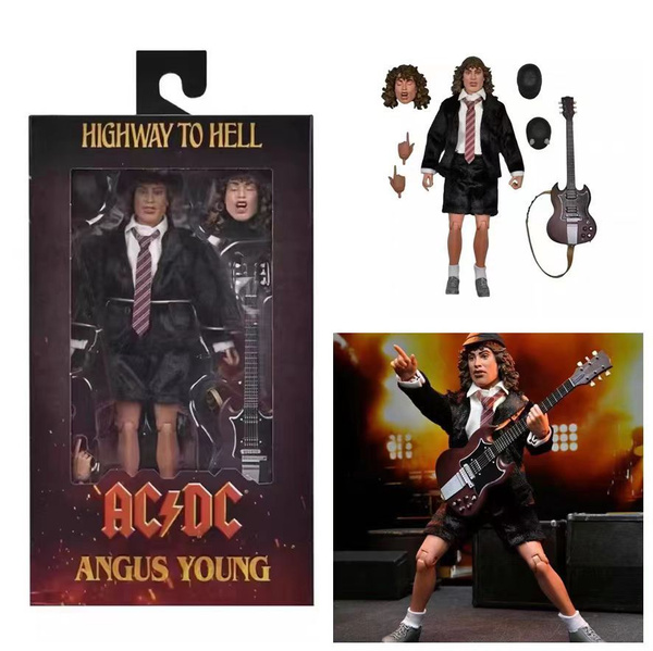 ПОДВИЖНАЯ КУКЛА NECA/AC/DC ANGUS YOUNG, высота 20 см - купить с ...