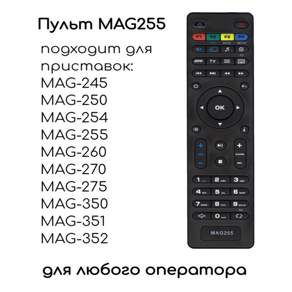 Пульт ДУ Пульт MAG255 - купить по выгодной цене в интернет-магазине ...