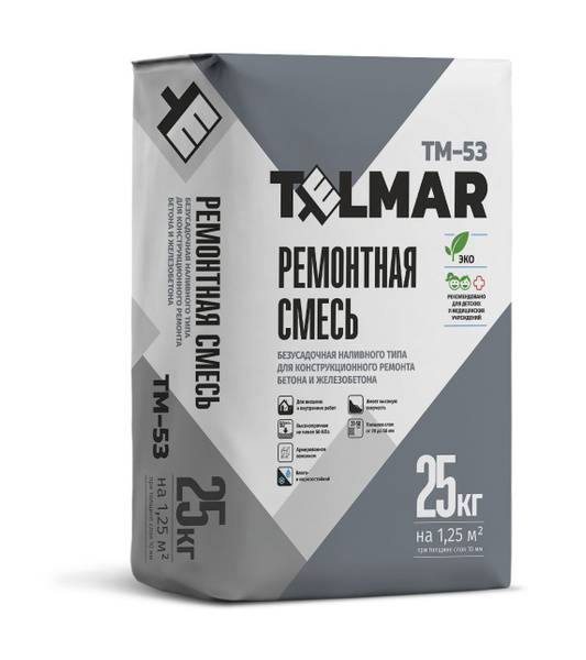 Ремонтная смесь TelMar, 25 кг - купить по доступной цене в интернет ...