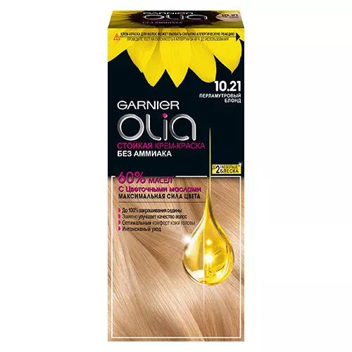 Краска для волос GARNIER OLIA тон 10.21 (Перламутровый Блонд) - купить ...