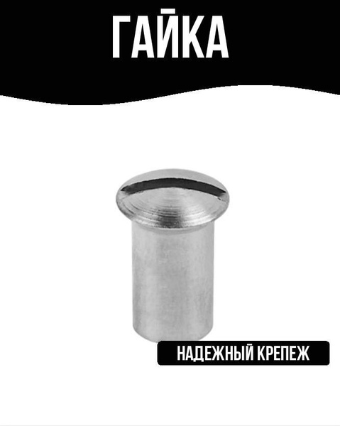 Гайка Эриксона М6, сталь оцинкованная купить на OZON по низкой цене ...