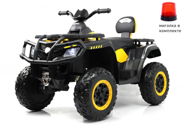 Электроквадроцикл детский RiverToys ХТ-Speed, 4WD желтый ...