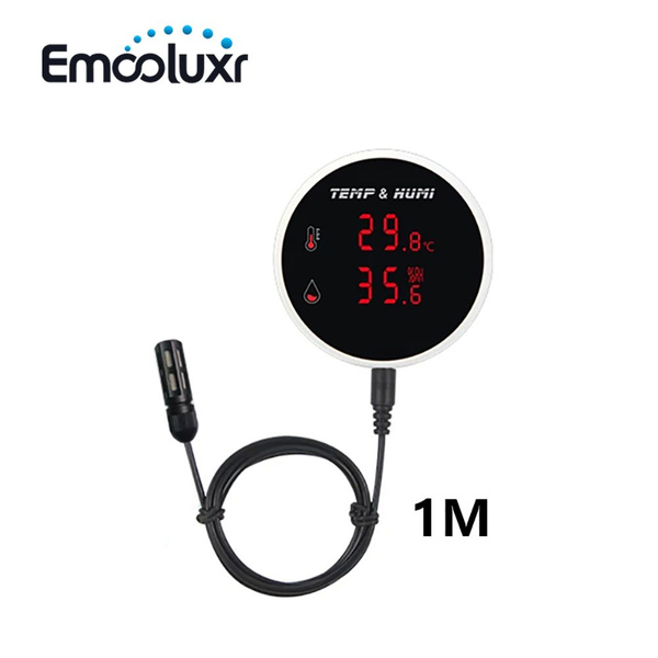 Датчик температуры и влажности Tuya WIFI с датчиком длиной 1 м ...