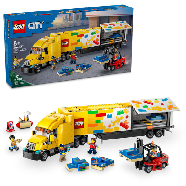 Лего City серия, LEGO 60440 Желтый грузовик доставки, lego конструктор ...