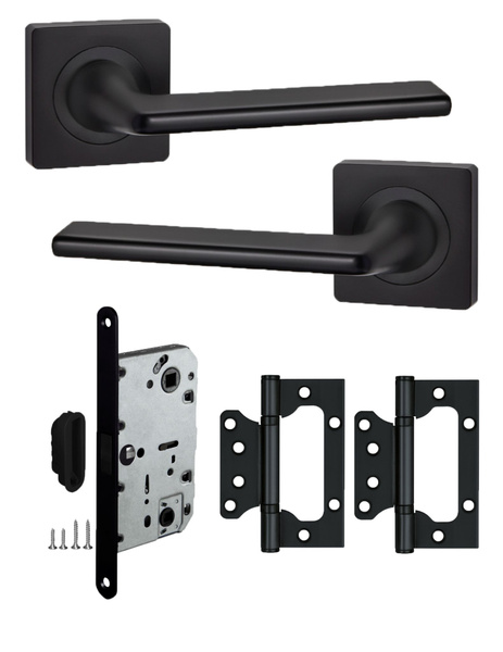 Ручка межкомнатная с магнитной защелкой и петлями TREND (черный) купить ...