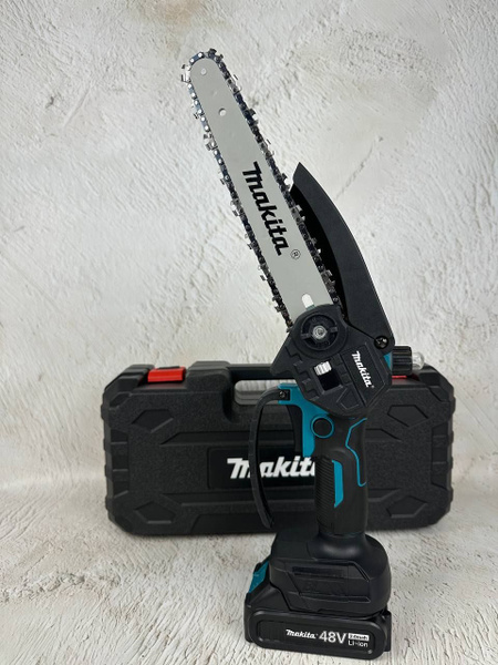 Makita пила аккумуляторная цепная мини садовая 200 мм 48V сучкорез ...