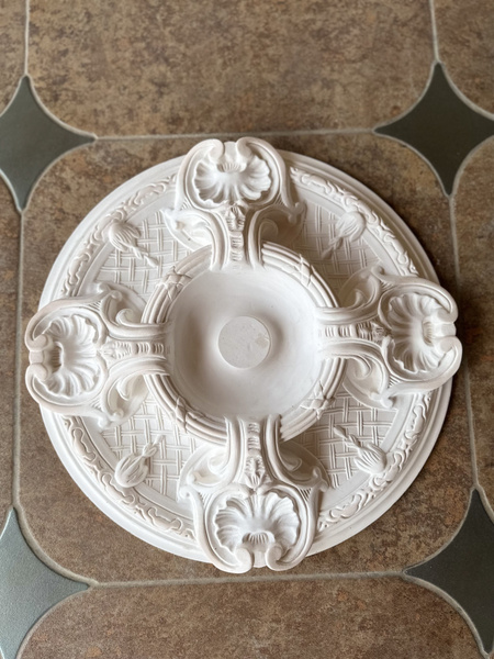 Потолочная розетка из гипса ПР-42 - купить с доставкой по выгодным ...