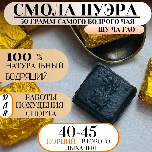 Смола Пуэра ШУ (Чайная паста) Ча Гао ( Chao Gao) упаковка 50 гр 40-45 ...