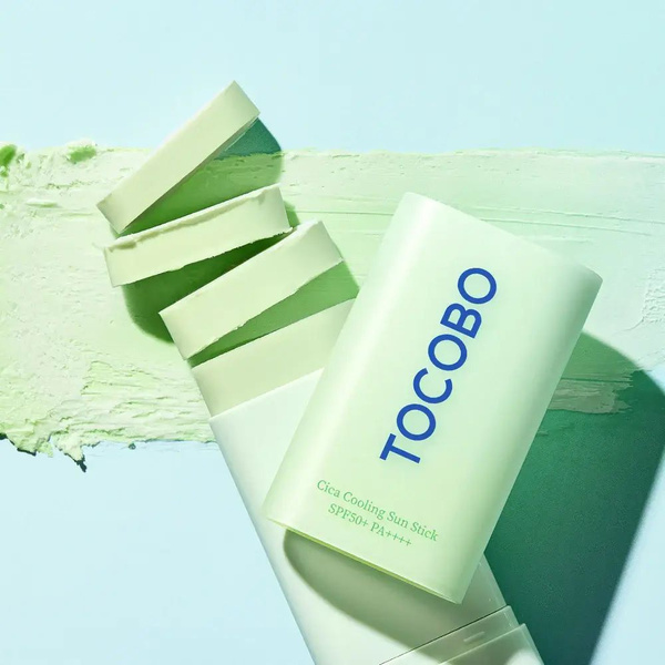Солнцезащитный стик TOCOBO Cica Cooling Sun Stick SPF50+ охлаждающий ...
