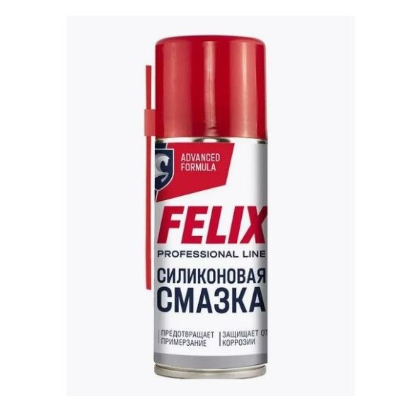 Силиконовая смазка для авто уплотнителей FELIX 210 мл аэрозоль жидкий ...