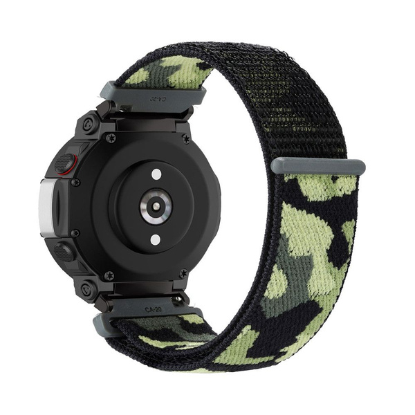 камуфляж Нейлоновый ремешок с липучкой для Amazfit T-Rex Ultra ...