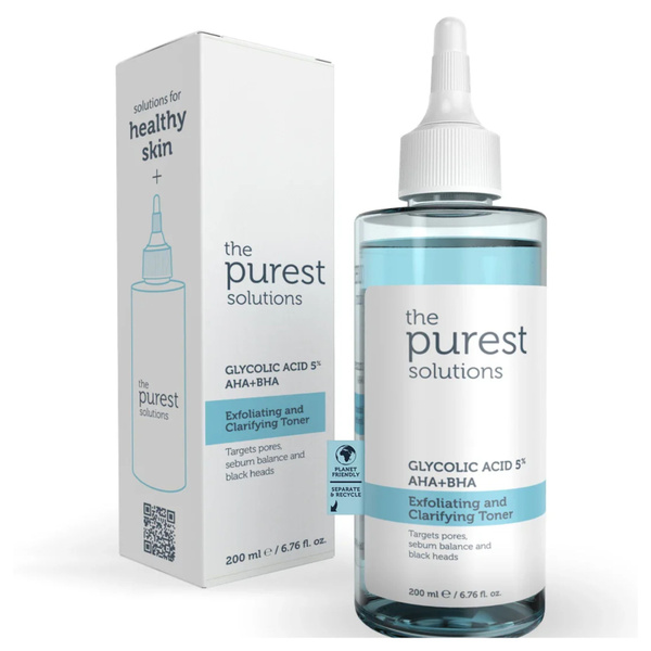 The Purest %5 AHA + BHA Восстанавливающий и сужающий поры гликолевый ...