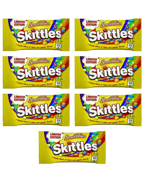 Жевательные конфеты Skittles Crazy Smoothies, 7 уп по 38 гр - купить с ...
