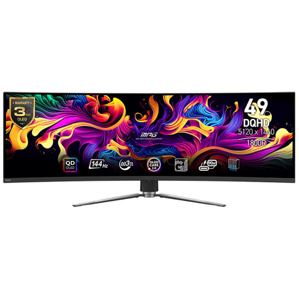 Монитор MSI 491CQP, QDLED, 5120x1440, 144 Гц 49" - купить по выгодной ...