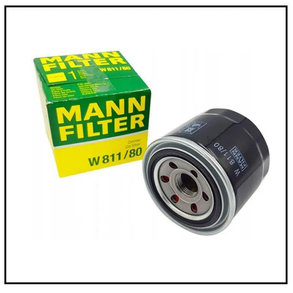 Фильтр масляный MANN FILTER артикул-W81180 - W811/80 - купить по ...