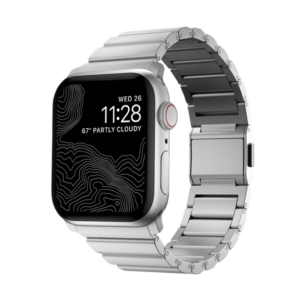 Алюминиевый браслет Nomad Aluminium Band для Apple Watch 44, 45, 46мм ...