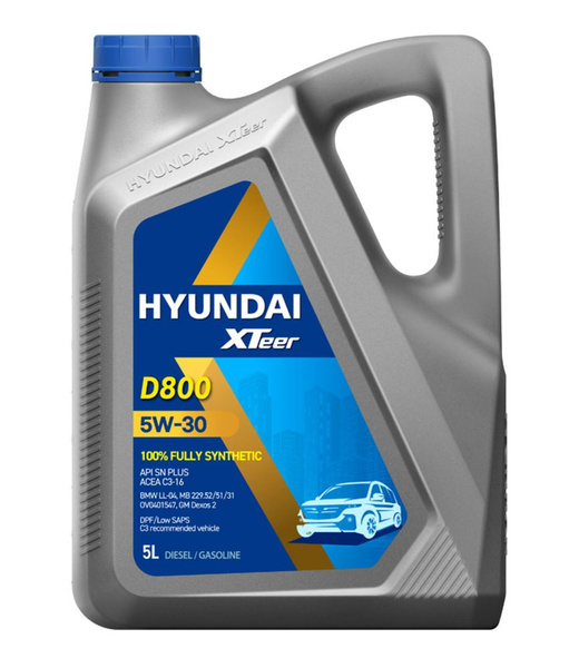 Масло моторное Hyundai 5W-30 Синтетическое - купить в интернет-магазине ...