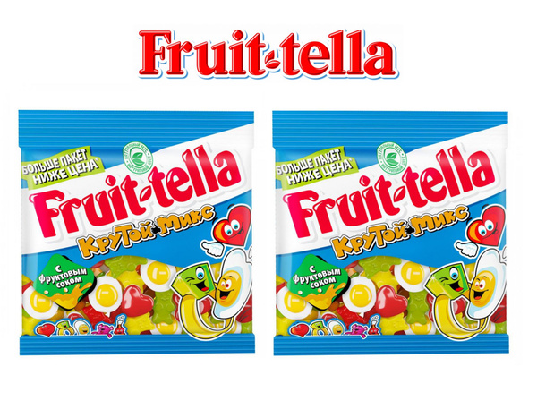 Жевательный Мармелад Fruit-tella Крутой микс, 2 шт по 150 г - купить с ...