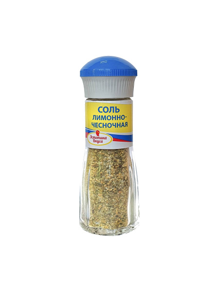 Соль лимонно-чесночная в солонке 50 г купить на OZON по низкой цене ...