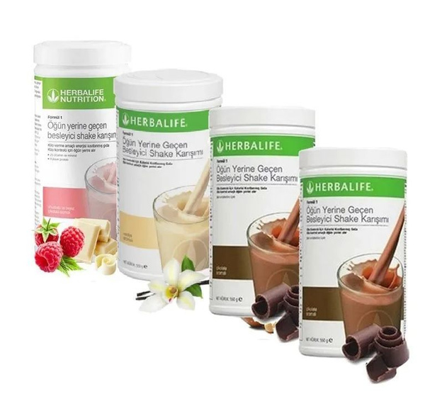 Herbalife Гербалайф набор протеиновых коктейлей, 4 штуки купить на OZON ...