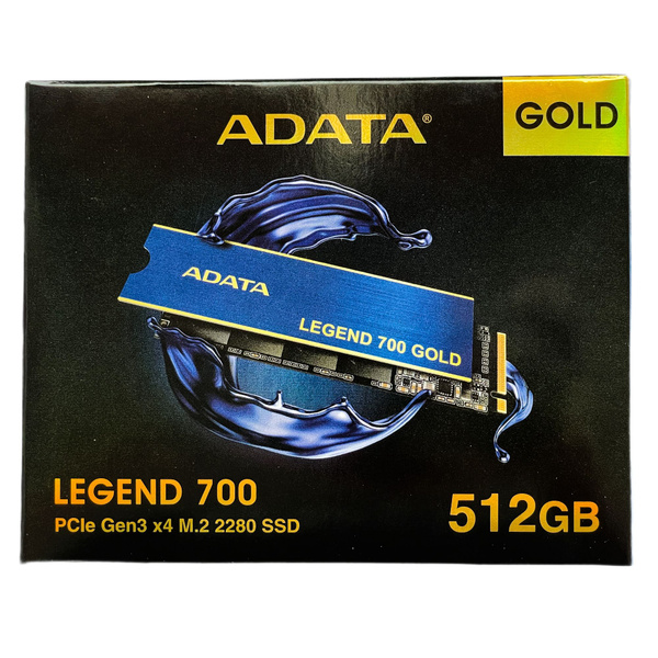 512 ГБ Внутренний SSD-диск ADATA LEGEND 700 GOLD M.2 2280 PCIe Gen3x4 ...