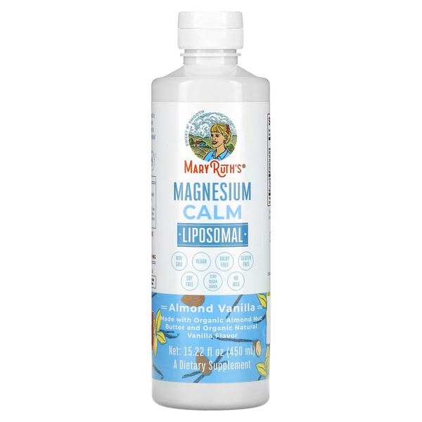 Magnesium Calm Liposomal 450 мл Миндаль и Ваниль Mary Ruth ...
