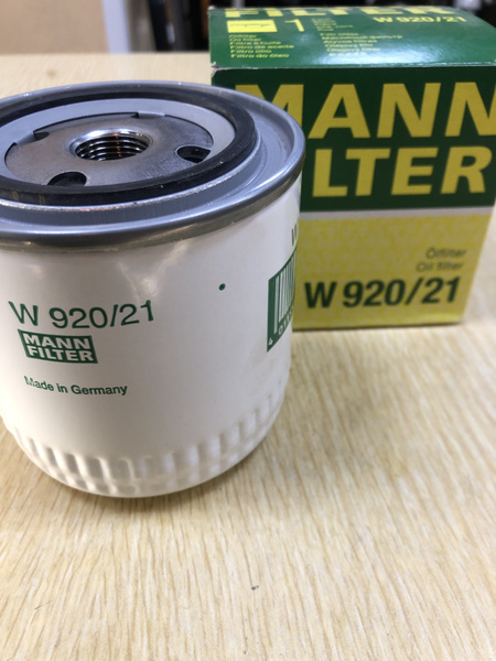 Фильтр масляный MANN FILTER MANN W 920/21 ВАЗ,Ниссан,УАЗ,LADA - купить ...