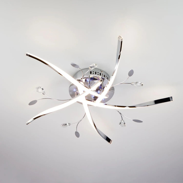 Europa Lighting Люстра потолочная, LED, 96 Вт на 15 кв.м купить на OZON ...