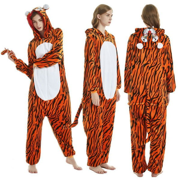 Костюм Тигр / Tiger цельный кигуруми для взрослых детей, Девочки ...