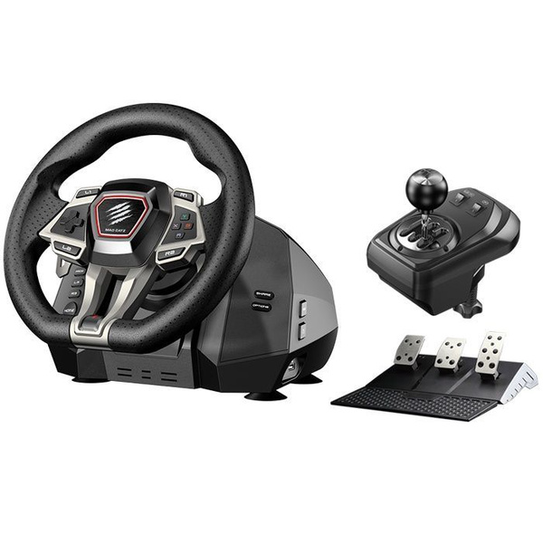 Руль Mad Catz M.2.X. PRO (USB, вибрация, 3 педали, рычаг переключения ...