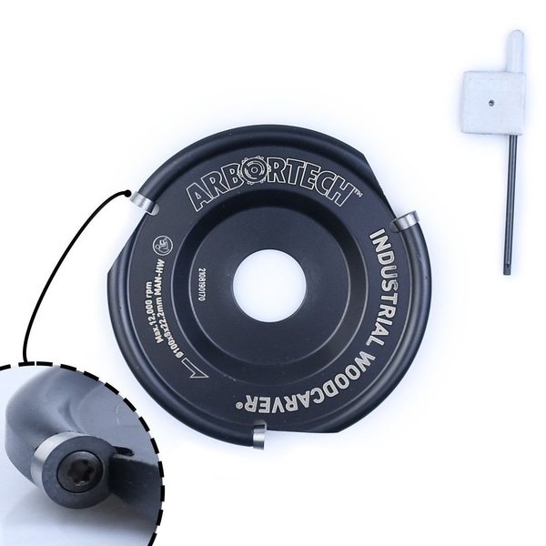 Фреза Arbortech Industrial Woodcarver, 100мм, с тремя зубьями купить на ...