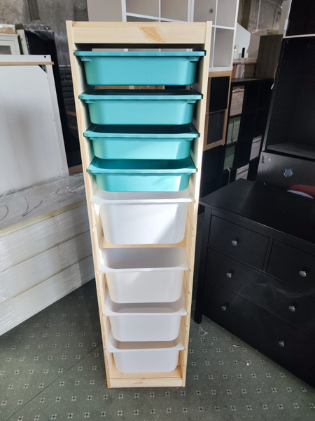 Стеллаж Труфаст, 46х30х176 см, IKEA купить c доставкой на OZON по ...