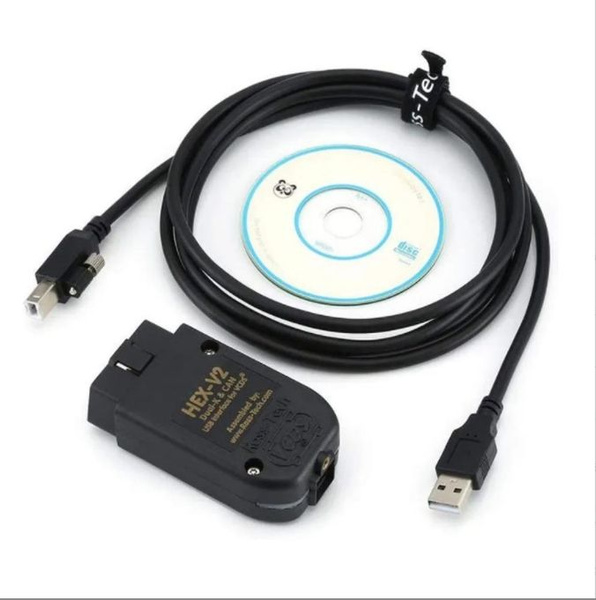 Автосканер VCDS HEX V2. для VAG 22.10 RUS, VAG COM, Вася 19.6 (Audi ...