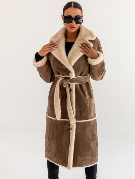 Дубленка искусственная BOMFURS купить на OZON по низкой цене (1074355384)