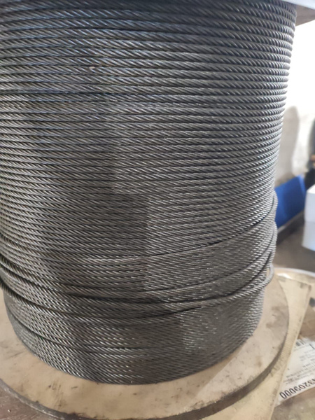 6,9 мм трос тельфера (Канат стальной 6,9 мм ГОСТ 2688-80) 40метров ...