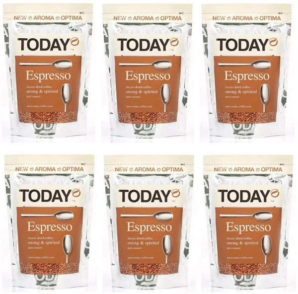Today Кофе растворимый Espresso, 75 гр, 6 шт купить на OZON по низкой ...