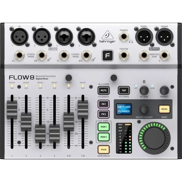 Цифровой микшер BEHRINGER FLOW 8 купить на OZON по низкой цене (1886108672)