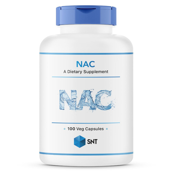 SNT NAC (N-Acetyl-Cysteine), 100 капс./СНТ НАК 600 мг., Н-Ацетил ...