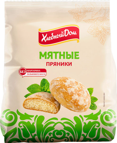 Пряники ХЛЕБНЫЙ ДОМ Мятные, 300г купить на OZON по низкой цене (1849430689)