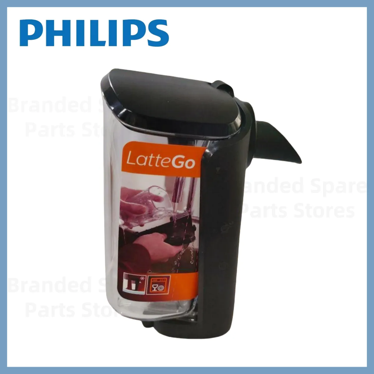 Профессиональная кофеварка Кувшин-капучинатор LatteGo для Philips, Saeco 421944083391,421945016211, черный